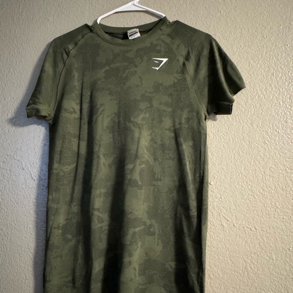 Gymshark Green Camo T-Shirt